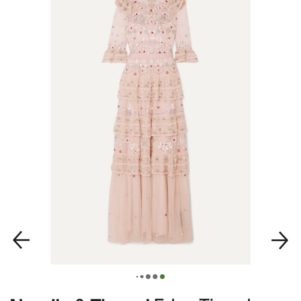 Needle & Thread Eden Tiered Embellished Tulle Gown - Picture 5 of 11